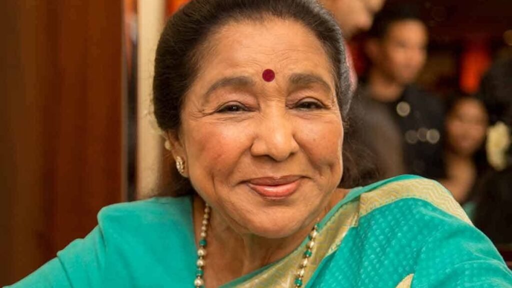Asha Bhosle smiling portrait legendary Indian playback singer tribute