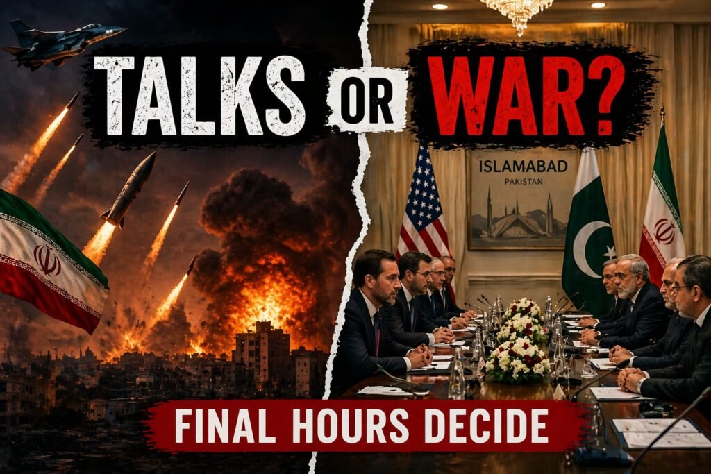 “Talks or War?”
“Final Hours Decide”