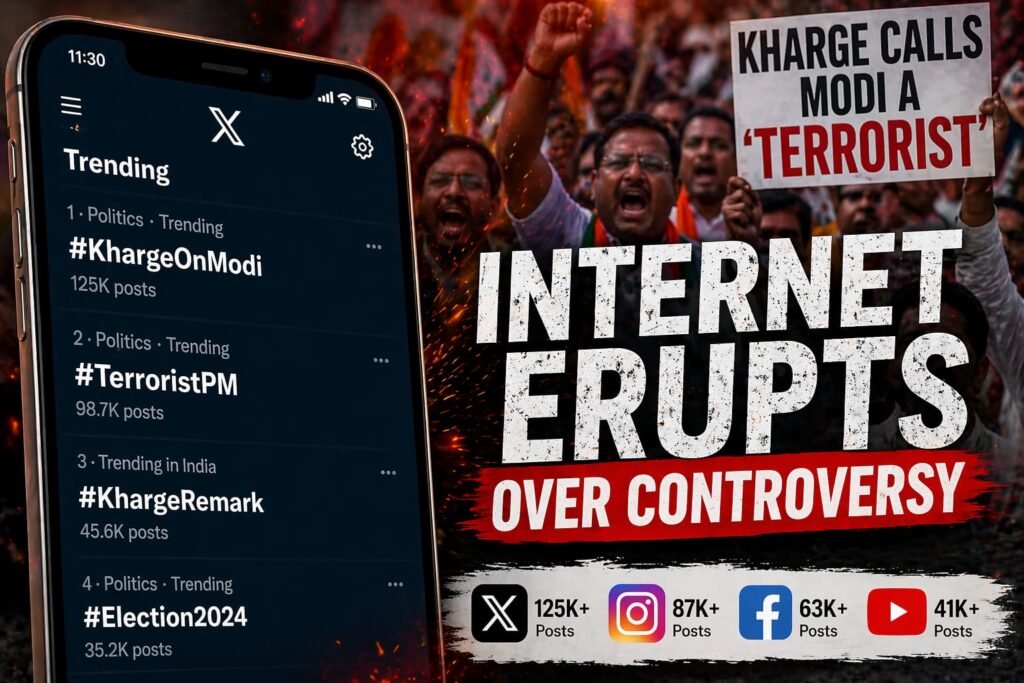 “Internet Erupts Over Controversy”
