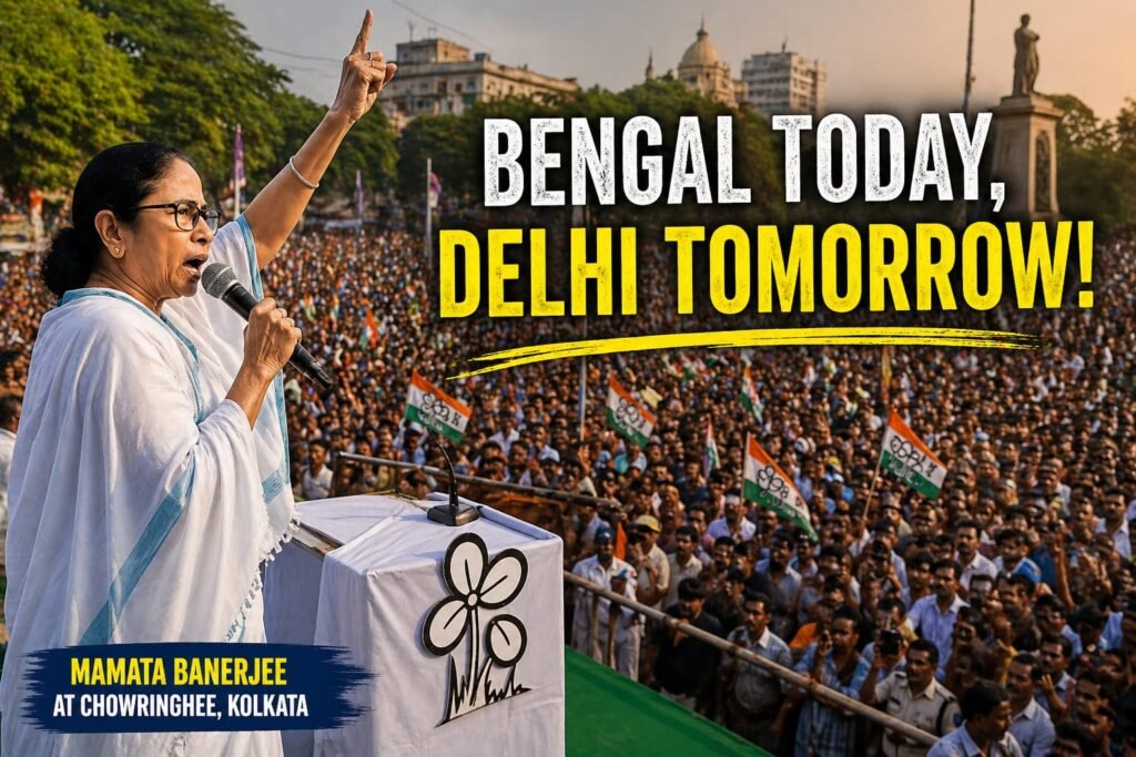 “Bengal Today, Delhi Tomorrow!”
