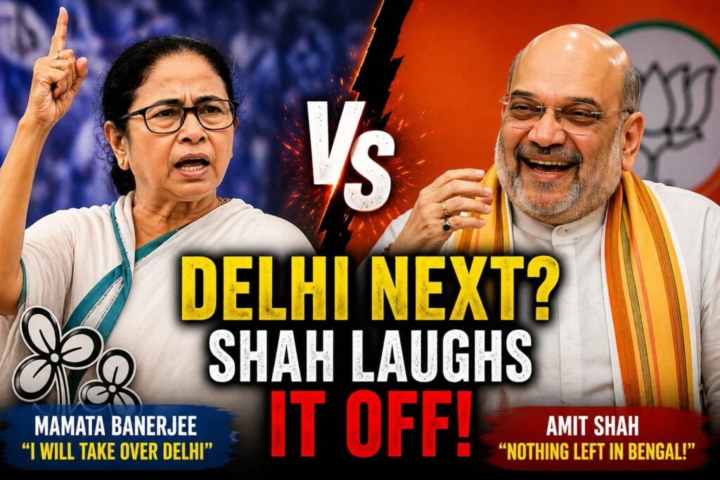 “Delhi Next? Shah Laughs It Off!”