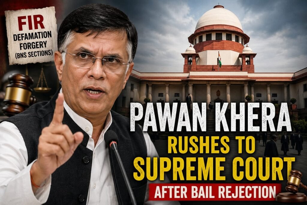 “Pawan Khera Rushes to Supreme Court”