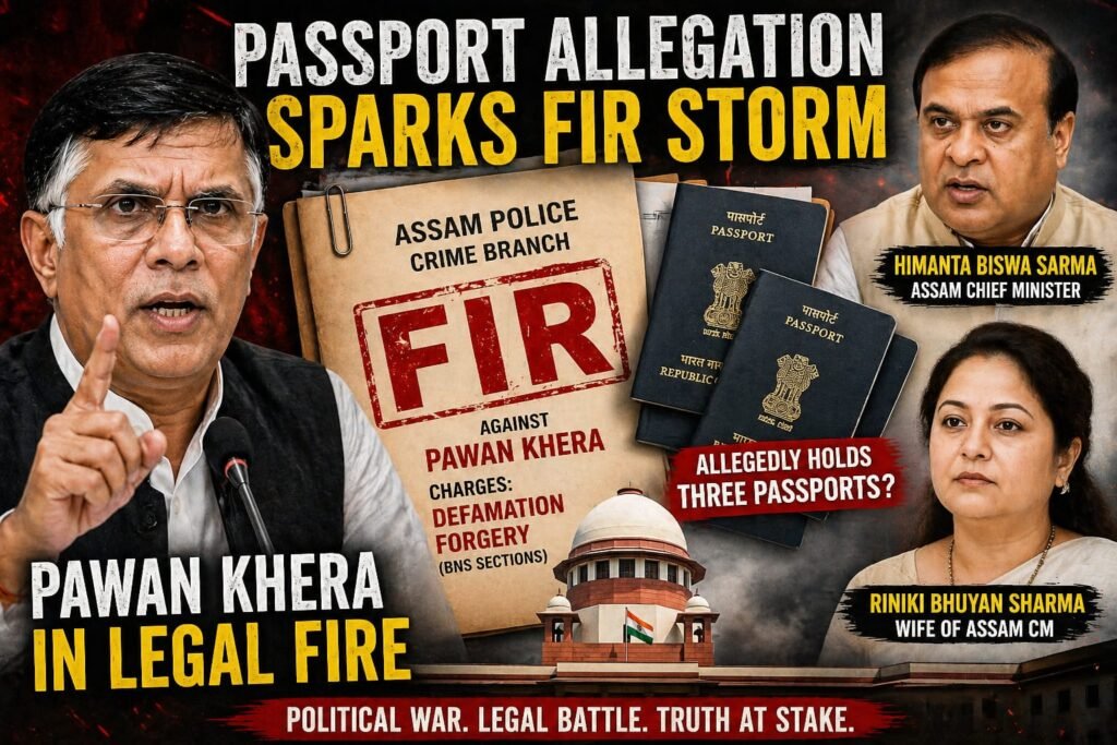 “Passport Allegation Sparks FIR Storm”