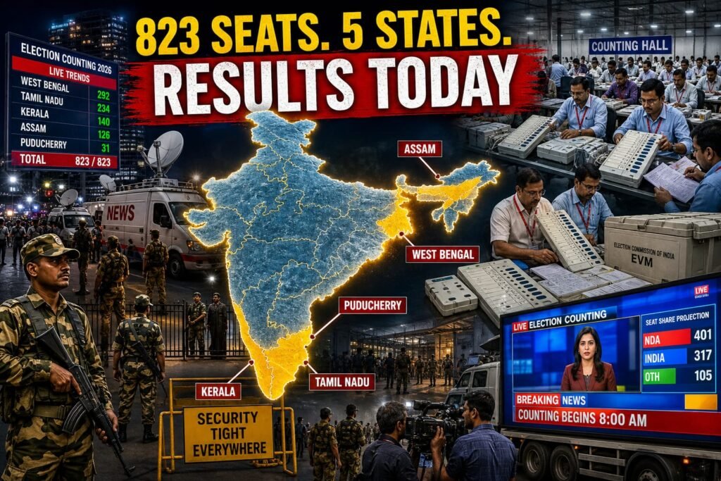 “823 Seats, 5 States – Verdict Day Begins”