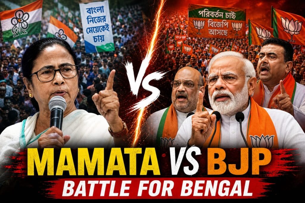 “Bengal Decides: Mamata vs BJP”