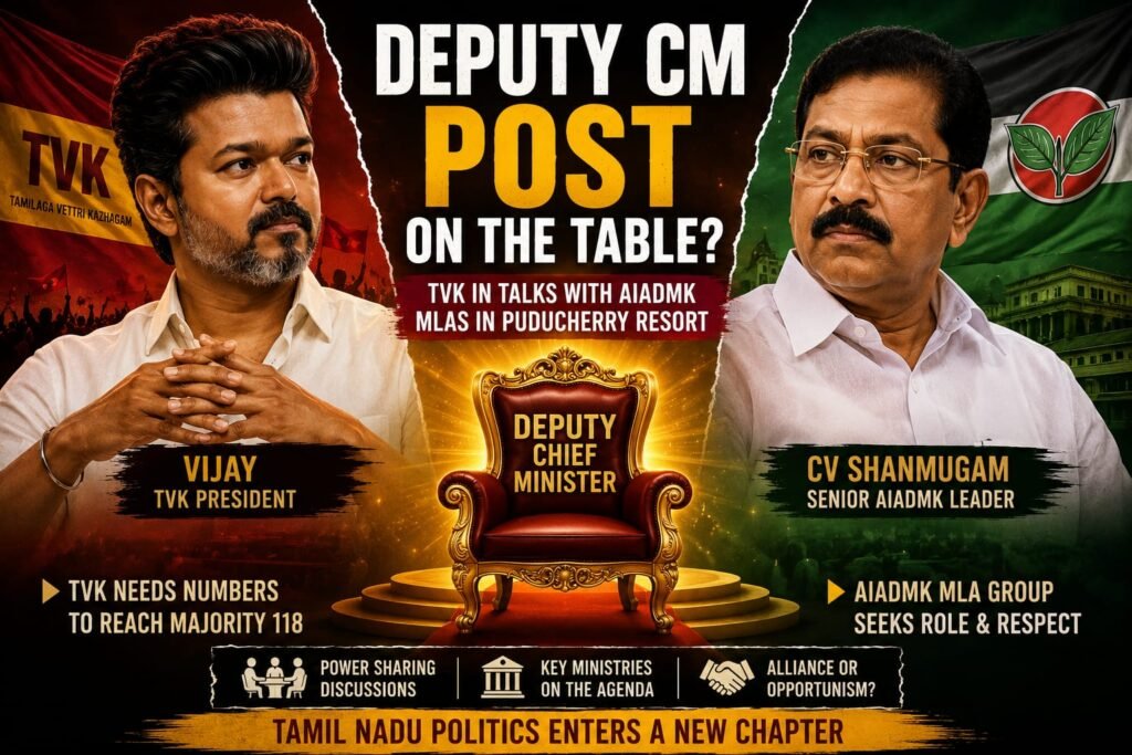 “Deputy CM Post On The Table?”
