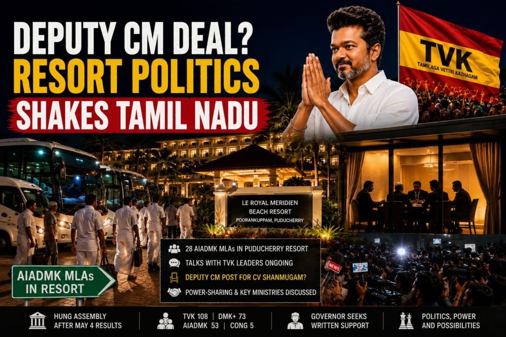 “Deputy CM Deal? Resort Politics Shakes Tamil Nadu”