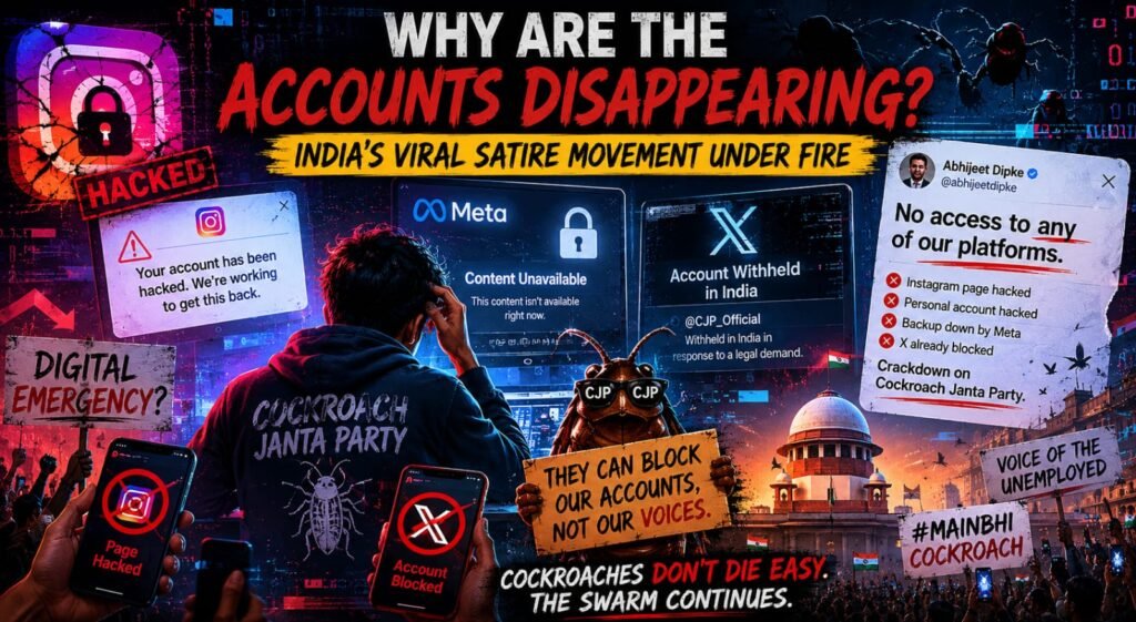 “Why Are The Accounts Disappearing?”
India’s Viral Satire Movement Under Fire