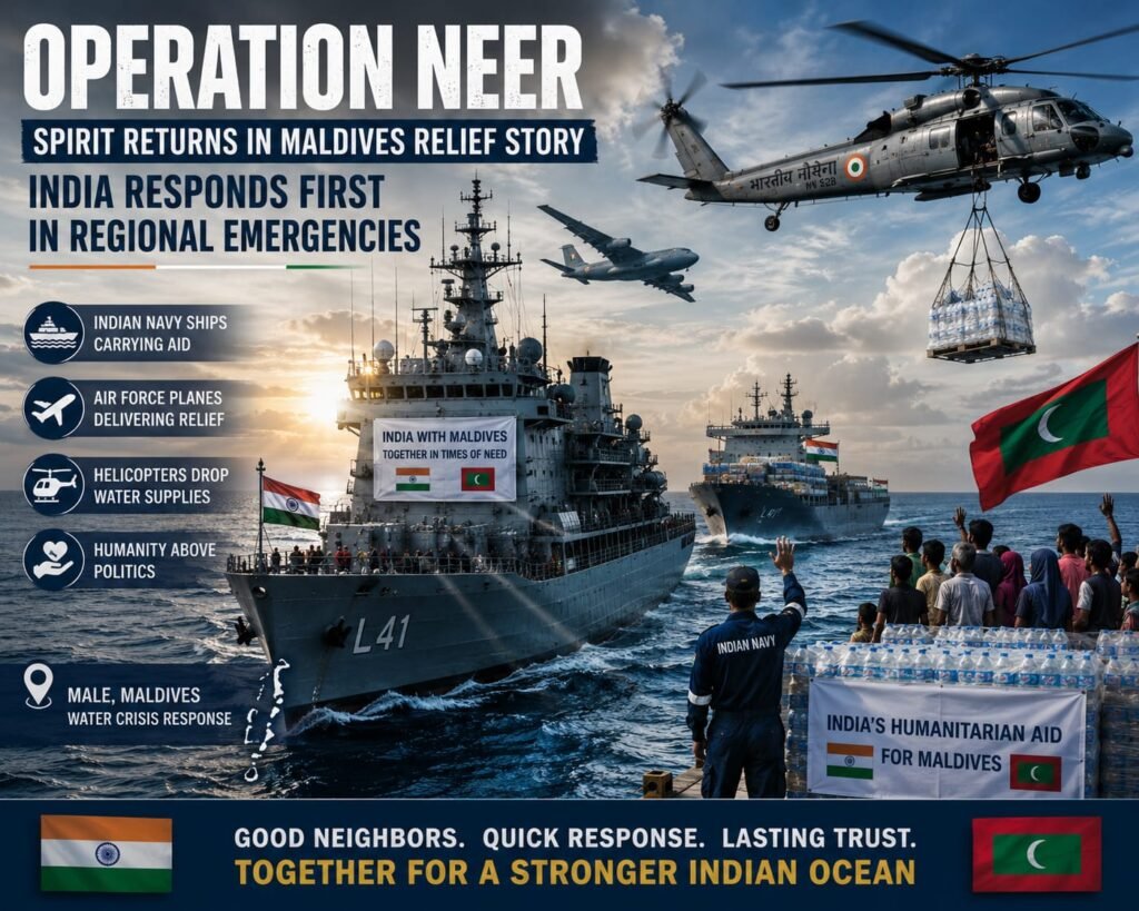 “India Responds First In Regional Emergencies”
