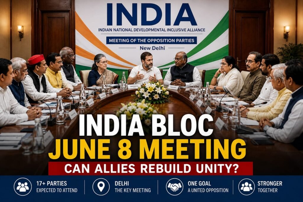 INDIA Bloc June 8 Meeting Can Allies Rebuild Unity?