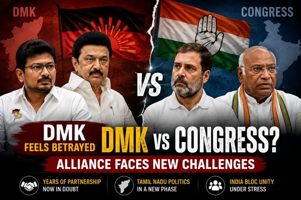 DMK vs Congress?
Alliance Faces New Challenges