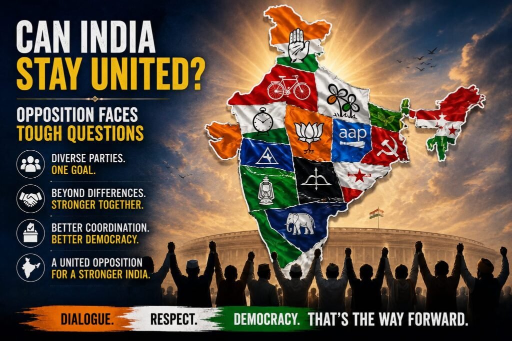 Can INDIA Stay United?
Opposition Faces Tough Questions
