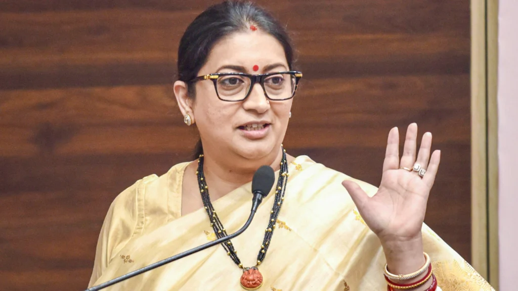 SMRITI IRANI’S BIG COMEBACK