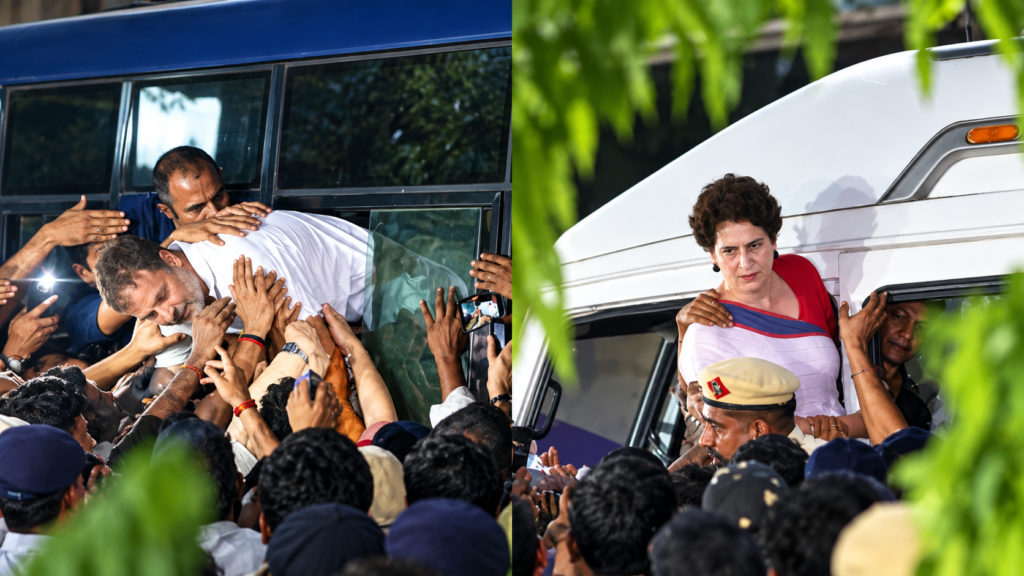 Rahul Priyanka detained